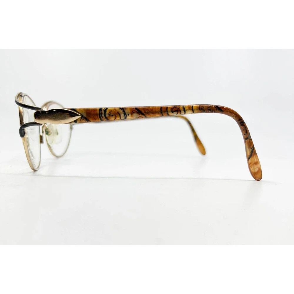Silhouette Eyeglasses Womens Gold Black Tortoise M 6264 56-17-130